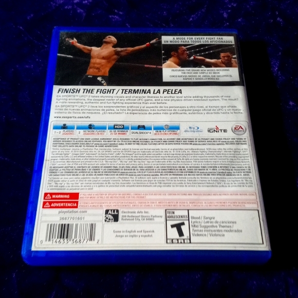 Lot 37 PS4 UFC 2 GAME - Picture 4 of 4